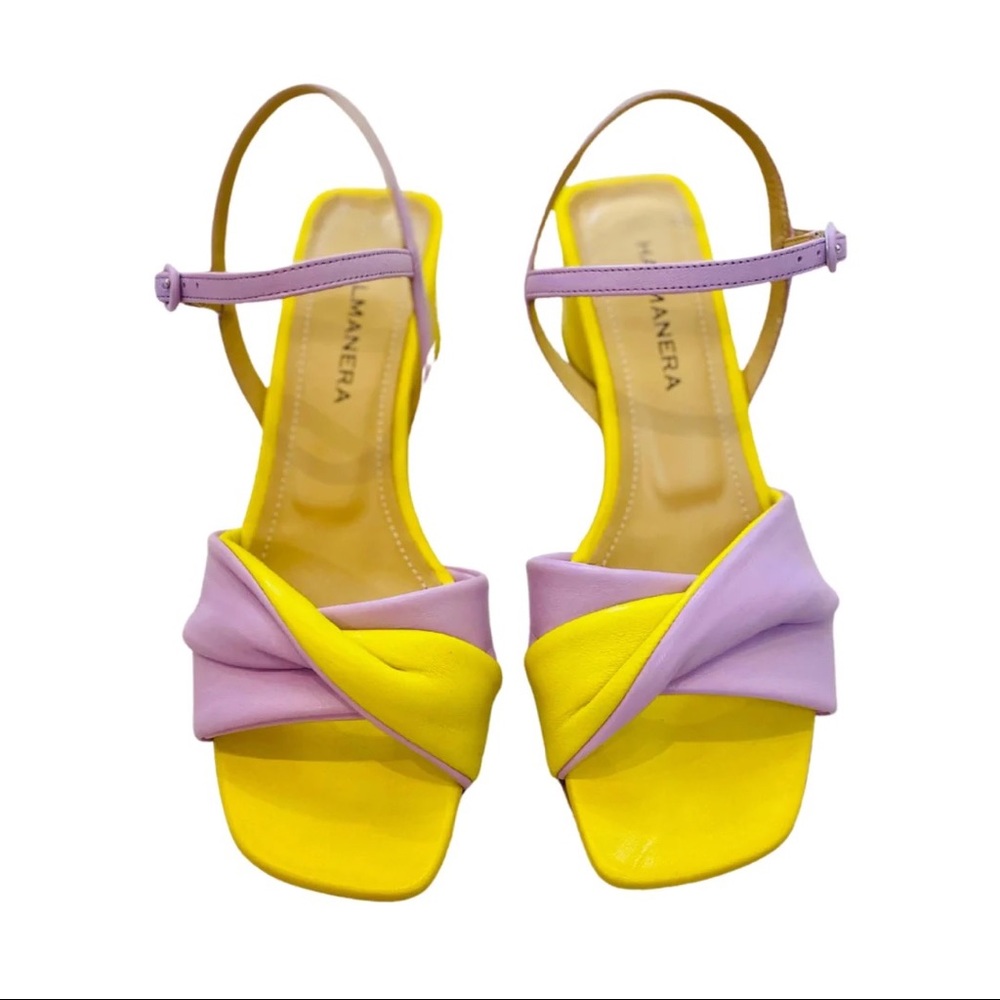 Leather Dorian kitten heel